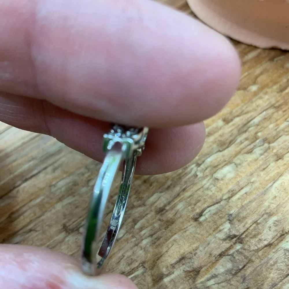 925 Simulated Tanzanite Oval Cut Butterflies Size 6.5